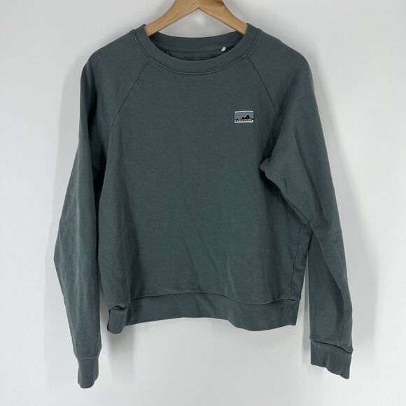 Patagonia Tops - Patagonia Sweatshirt Size Small Womens Green Regenerative Organic Cotton Top